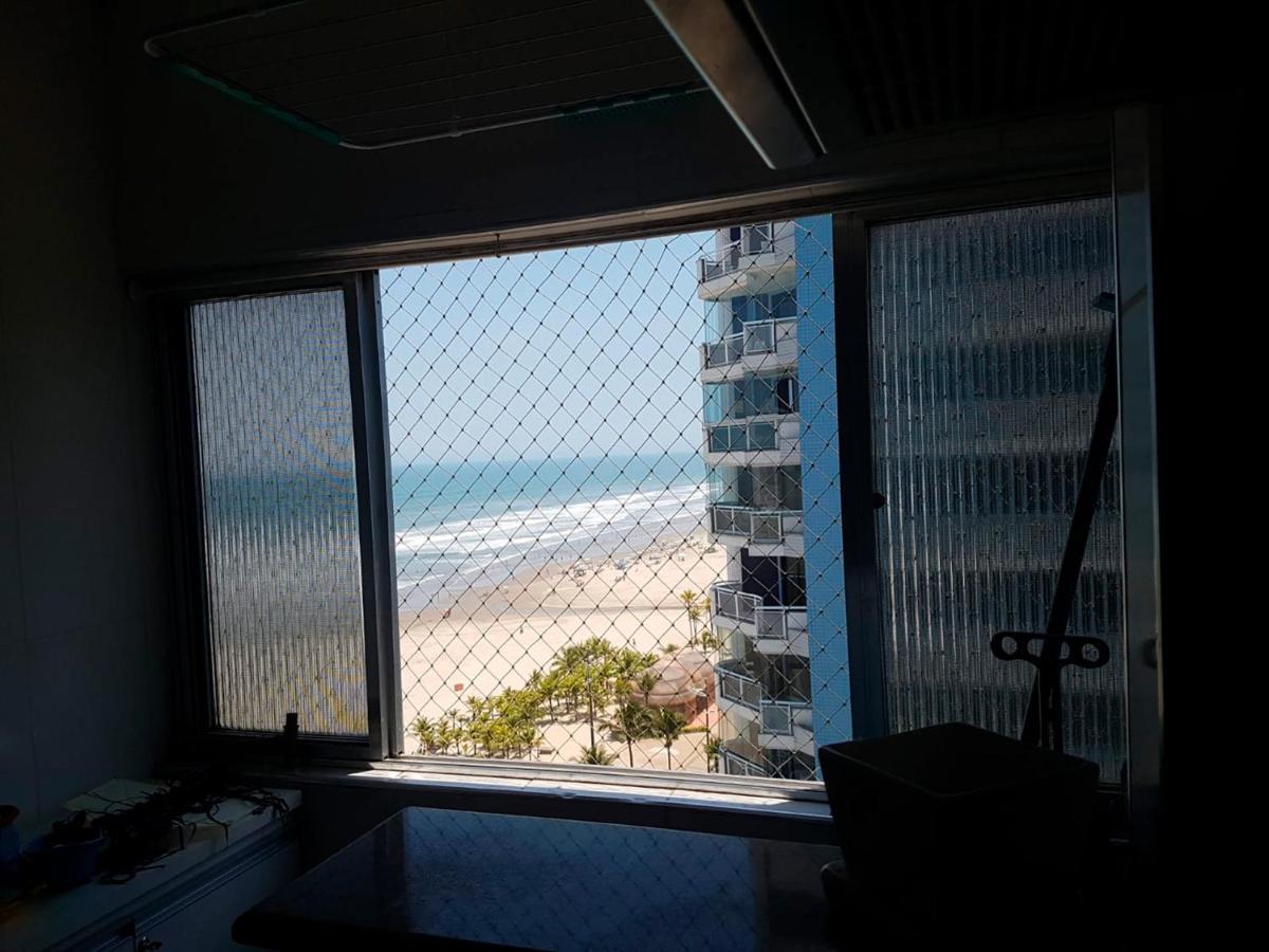 Apto C Vista Incrivel Para O Mar, Praia Grande Sp Экстерьер фото