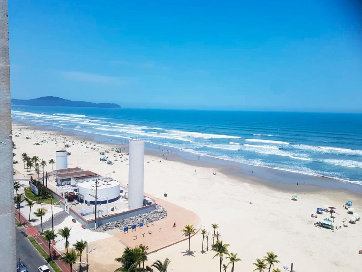 Apto C Vista Incrivel Para O Mar, Praia Grande Sp Экстерьер фото